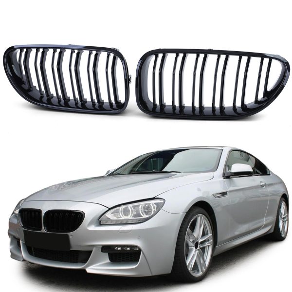 BMW 6 serie F06 F12 F13 grille hoogglans zwart