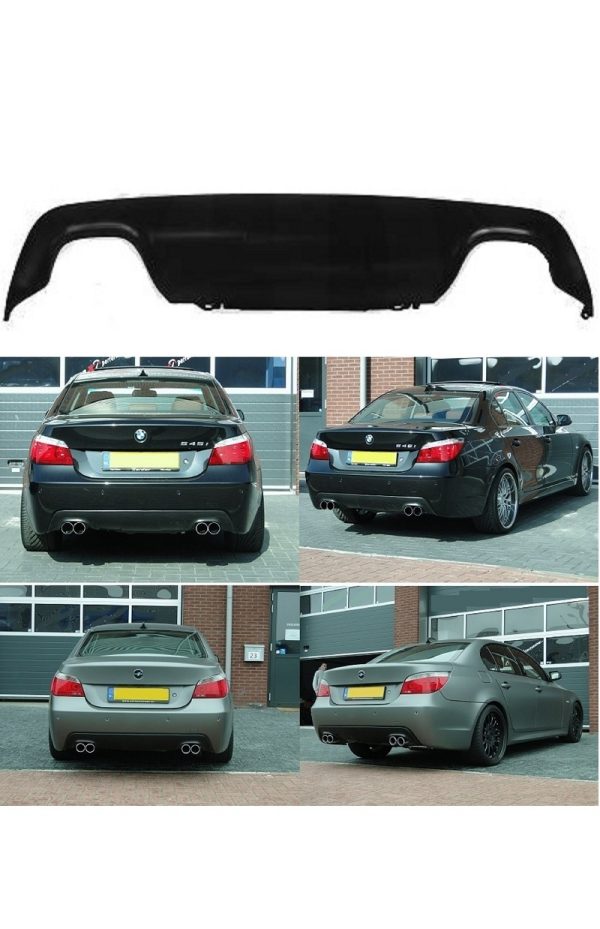 BMW E60/ E61 5 serie Diffusor Dubbeldiffusor