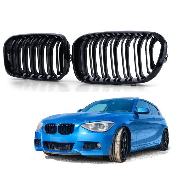BMW 1 serie F20 F21 grille hoogglans zwart