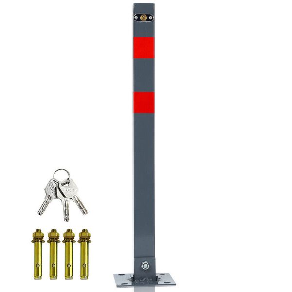 Parkeerpaal klapbaar met slot