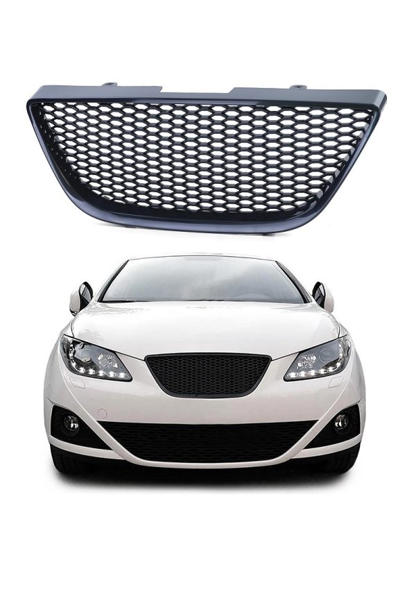 Grille zwart voor Seat Ibiza 6J 08-12